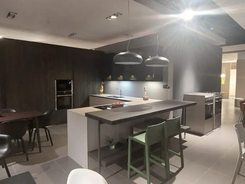Cucina moderna ad angolo Cucina step Arrital a prezzo scontato