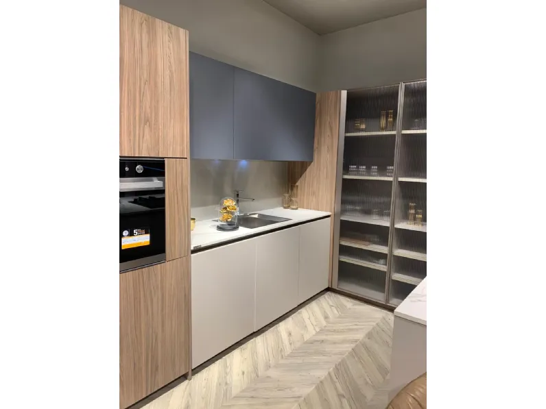 Cucina a PREZZI OUTLET in polimerico opaco Stosa -50%