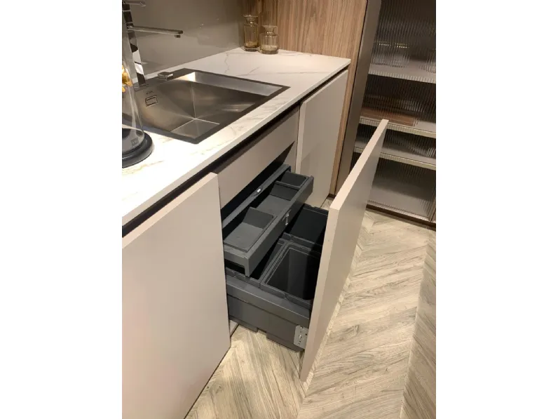 Cucina a PREZZI OUTLET in polimerico opaco Stosa -50%