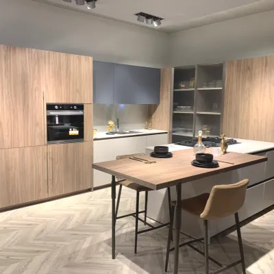 Cucina a PREZZI OUTLET in polimerico opaco Stosa -50%