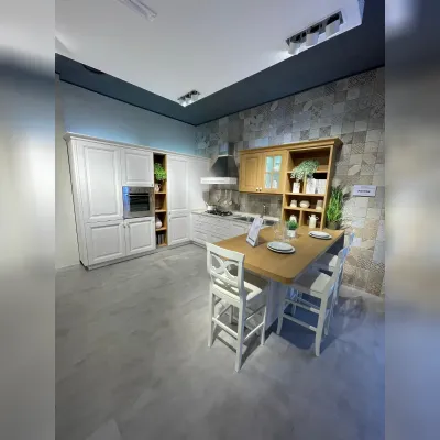 Cucina a prezzo scontato ad angolo classica Cv 630 cucina pavese Veneta cucine