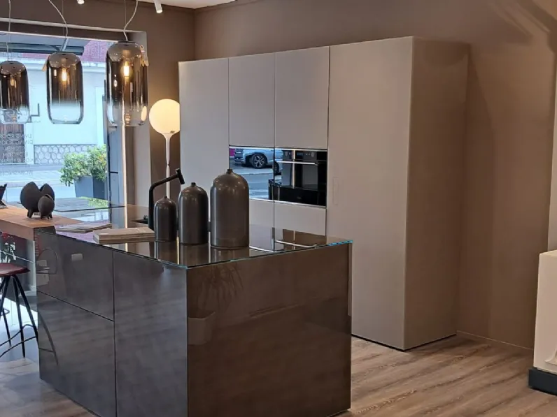 Cucina antracite design con isola Lago Cucina lago a soli 27000€