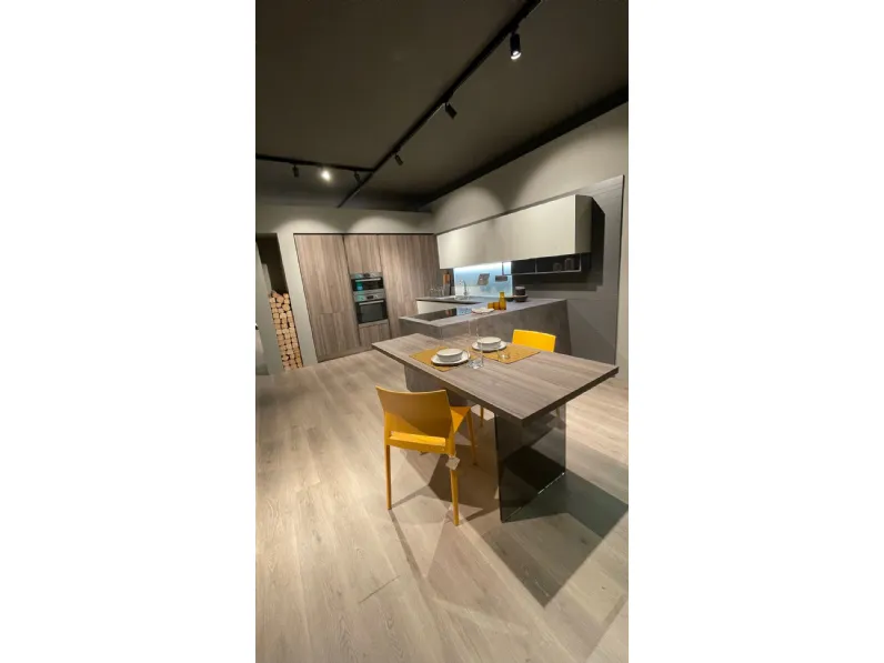 Cucina altri colori design con penisola Cloe Arredo3 a soli 5200