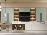 Cucina altri colori design con isola Joya 1 Artigianale in offerta