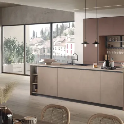 Cucina con isola design altri colori Essebi Materia 4 a soli 15056 Euro
