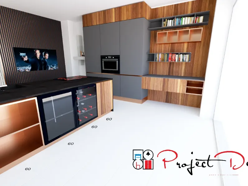 Cucina Twenty design  di Astra in Offerta Outlet -45%
