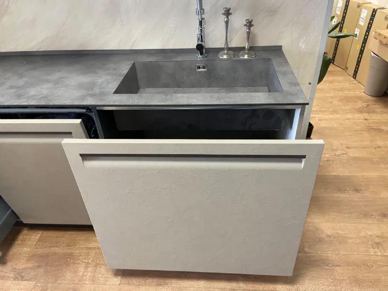 Cucina An design grigio lineare Arredo3 scontata 38%