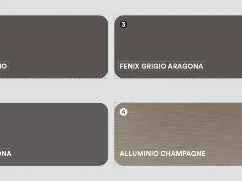 Cucina antracite design Penta / lungomare compo 11 Colombini casa scontata 