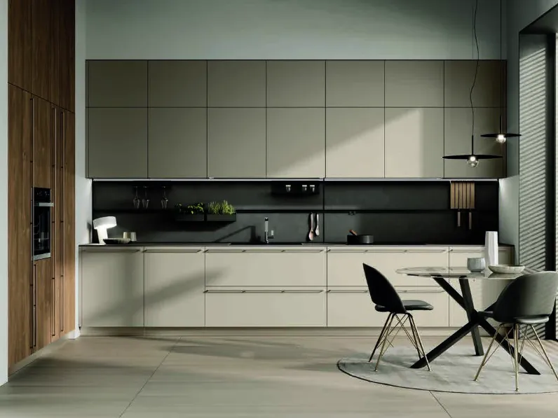 Cucina lineare in nobilitato modello Quadra compo 07 ad un prezzo riservato 
