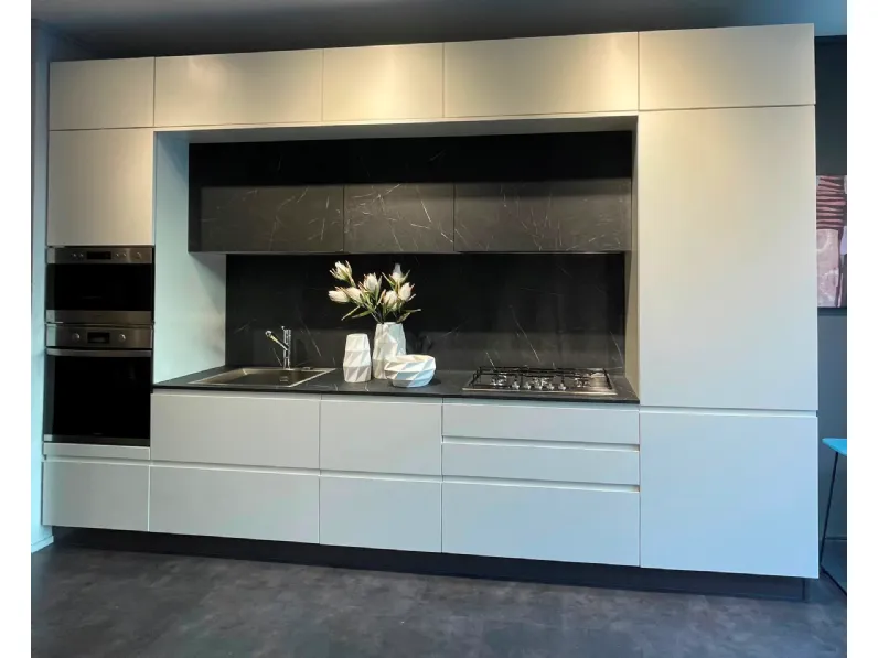 Cucina a prezzo scontato lineare moderna Traccia  Febal