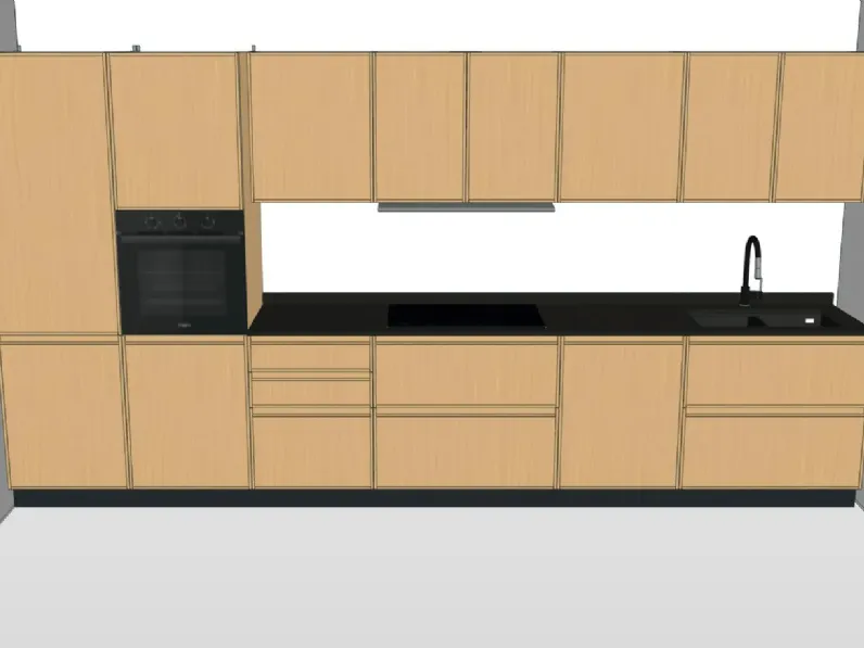 Cucina di Veneta Cucine modello Sakura 01: richiedi ora il prezzo 