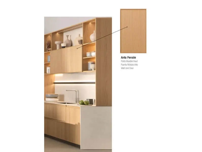 Cucina di Veneta Cucine modello Sakura 01: richiedi ora il prezzo 