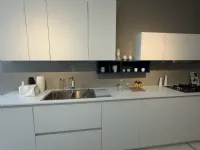 Cucina Materia moderna bianca Doimo cucine lineare scontata 50%