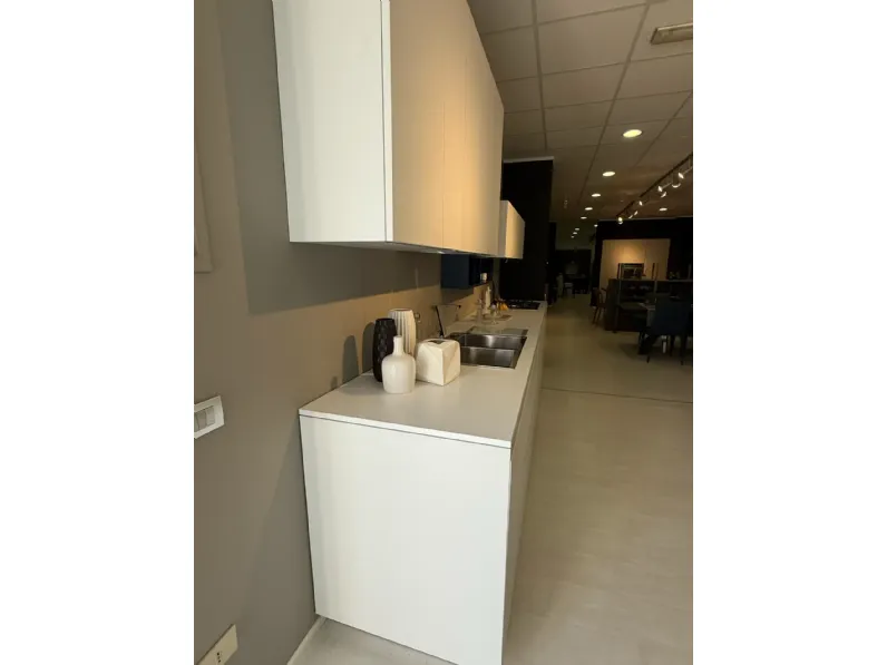 Cucina Materia moderna bianca Doimo cucine lineare scontata 50%
