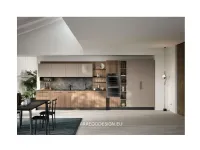 Cucina a prezzo ribassato lineare moderna Domino Prima cucine