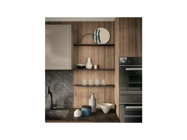 Cucina a prezzo ribassato lineare moderna Domino Prima cucine