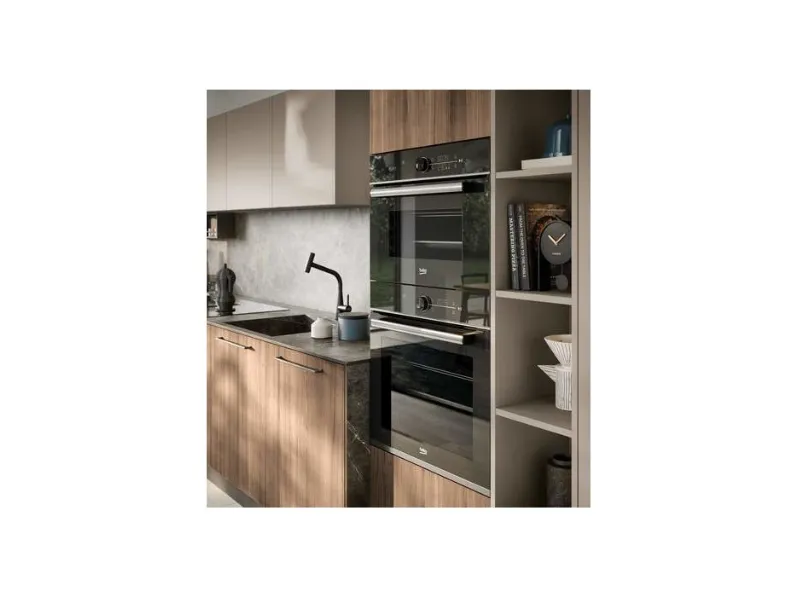 Cucina a prezzo ribassato lineare moderna Domino Prima cucine