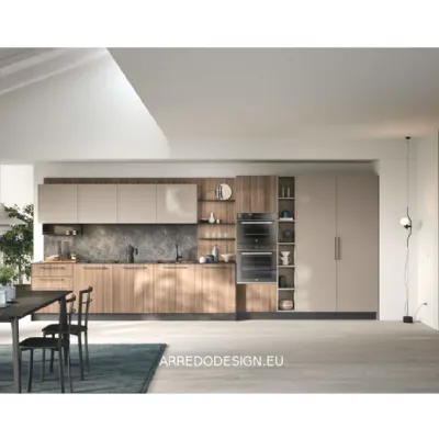 Cucina a prezzo ribassato lineare moderna Domino Prima cucine