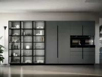 Cucina Emporio moderna altri colori Dibiesse con isola scontata 30%