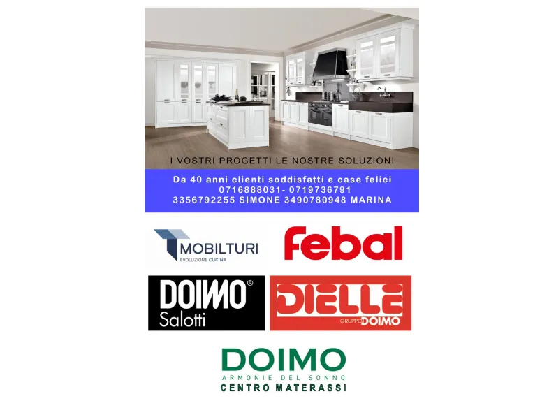 Cucina a prezzo scontato ad angolo moderna Modula laccata Febal