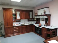 Cucina noce classica ad angolo La cascina Frame a soli 16900