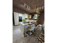 Cucina Cucina smart moderna tortora G5 con penisola scontata 50%