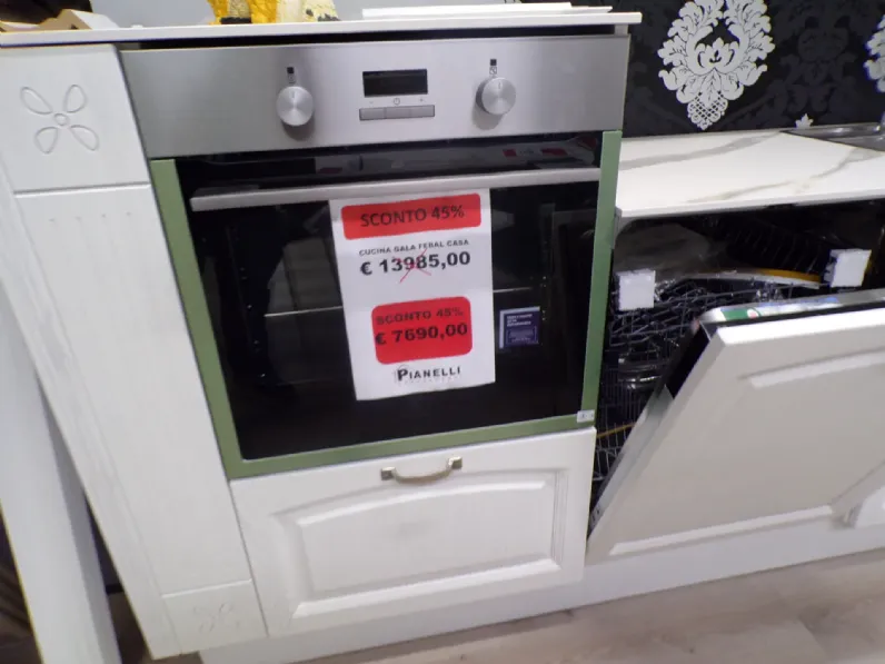 Cucina ad angolo classica bianca Febal Gala febal casa a soli 7690 Euro