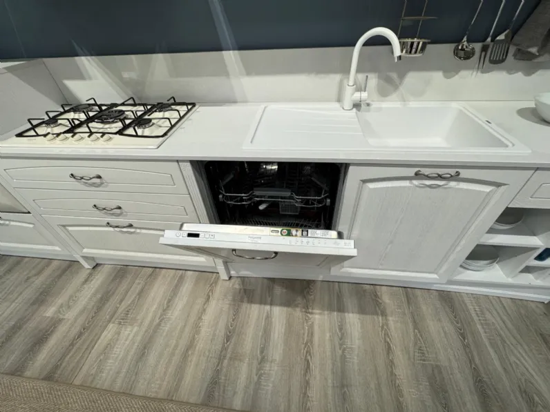 Cucina bianca classica lineare Febal Gala febal casa a soli 5990 Euro