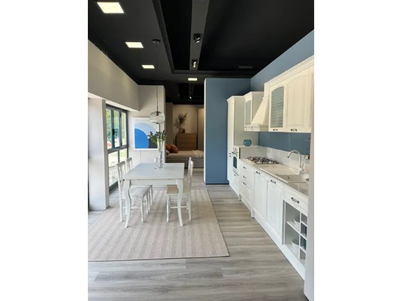 Cucina bianca classica lineare Febal Gala febal casa a soli 5990 Euro