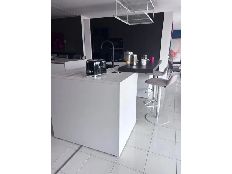 Cucina con isola moderna altri colori Gentili group Time a soli 15990 Euro