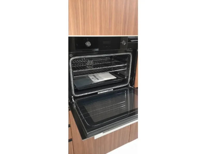 Cucina noce moderna lineare Giannei Nexus tabacco a soli 7190€