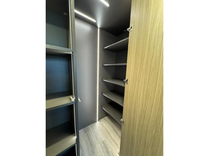 Cucina Febal casa modula j design grigia Febal ad angolo scontata 73%