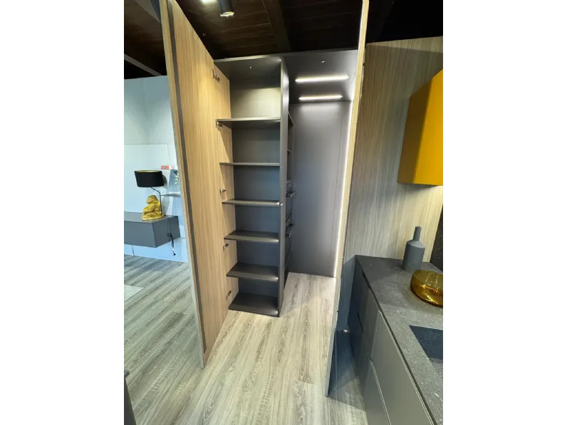 Cucina Febal casa modula j design grigia Febal ad angolo scontata 73%