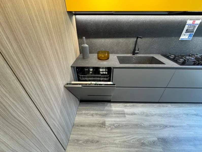 Cucina Febal casa modula j design grigia Febal ad angolo scontata 73%