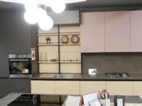 Cucina lineare in laminato materico grigia Cucina modello ginevra ciao cucina a prezzo scontato