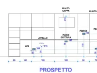 Cucina Sp22  design grigia Astra lineare scontata 49%