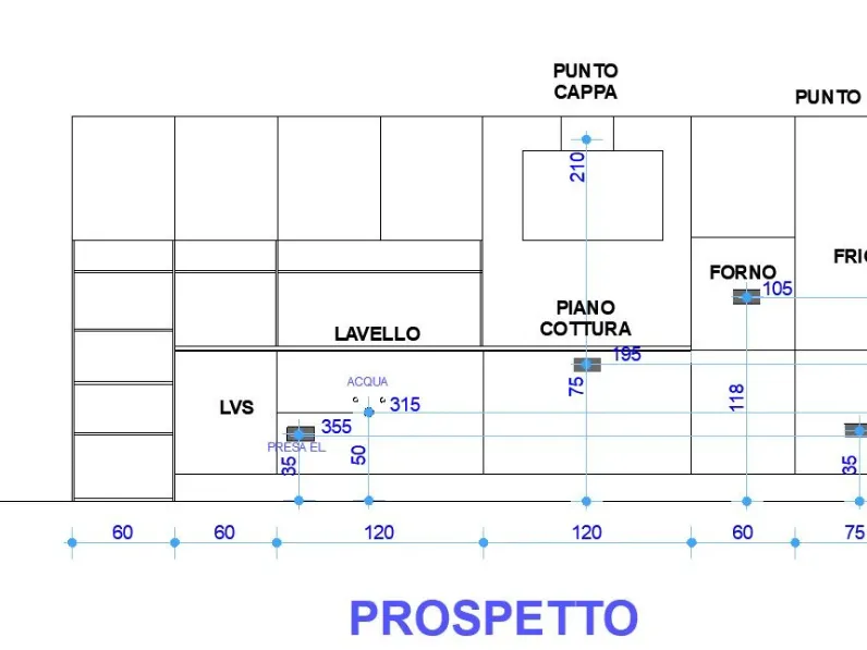 Cucina Sp22  design grigia Astra lineare scontata 49%