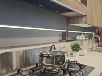 Cucina grigia moderna ad angolo Veneta cucine Av 223 cucina start time  a soli 9528