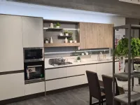 Cucina grigia moderna ad angolo Veneta cucine Av 223 cucina start time  a soli 9528