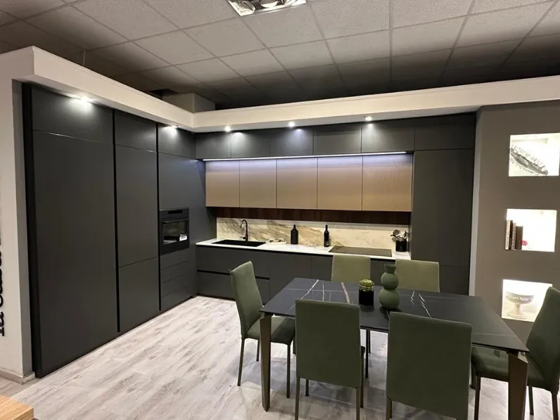 Cucina moderna ad angolo Star Mobilturi a prezzo ribassato