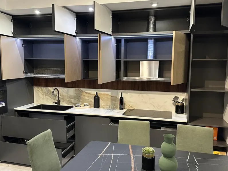Cucina moderna ad angolo Star Mobilturi a prezzo ribassato