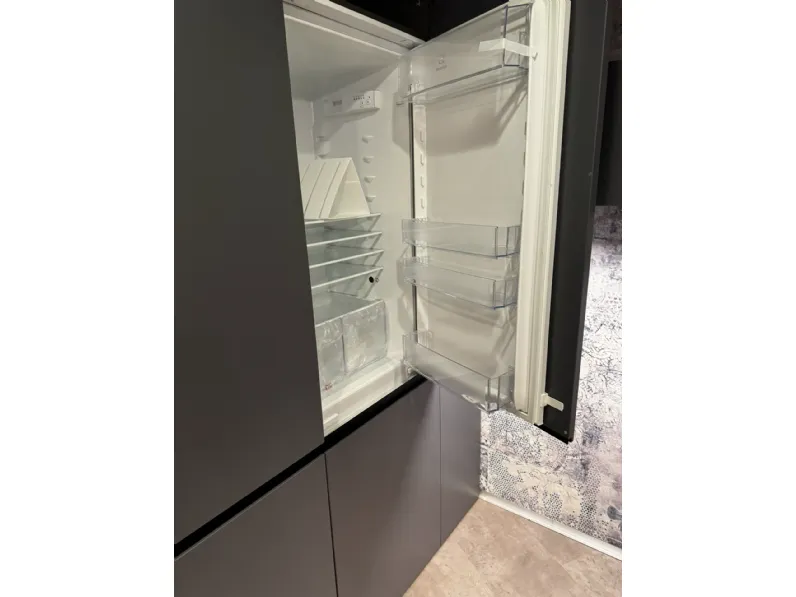 Cucina grigia moderna con penisola Dibiesse Area 22 xl job a soli 14260 Euro