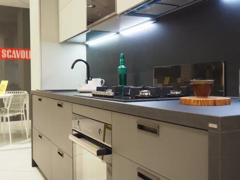 Cucina moderna lineare Cucina sax Scavolini a prezzo ribassato