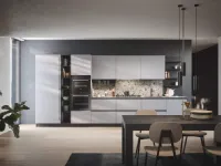 Cucina a PREZZI OUTLET in laminato materico Prima cucine -50%