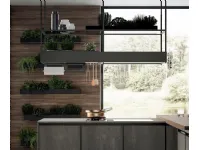 Cucina ad isola design grigia Arredo3 Kronos a soli 27711