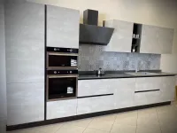 Cucina grigio design lineare Stella  Essebi cucine in Offerta Outlet