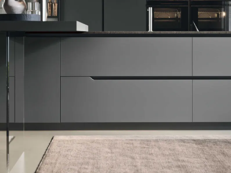 5Five Scolaposate Plastica per Cucine moderne ABS Grigio Nero