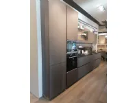 Cucina Veneta cucine moderna lineare grigio in laccato opaco Lounge soft laccato