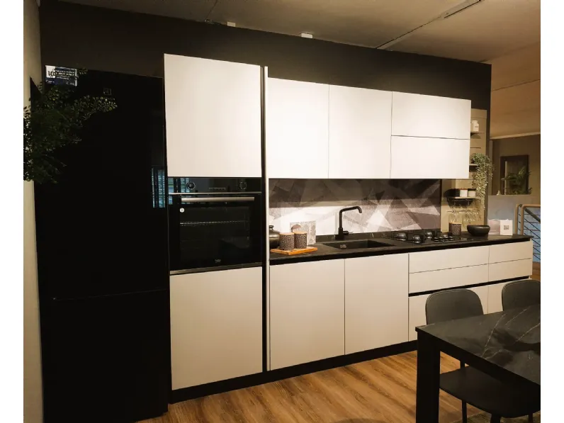 Cucina lineare Febal Modula line SCONTATA 60%