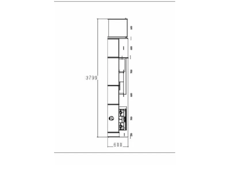 Cucina Imab group Capri grigio cenere e rovere PREZZO OUTLET